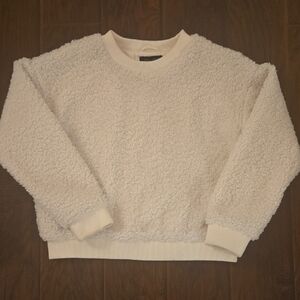 TRUTH By Republic Cream Sherpa Pullover
